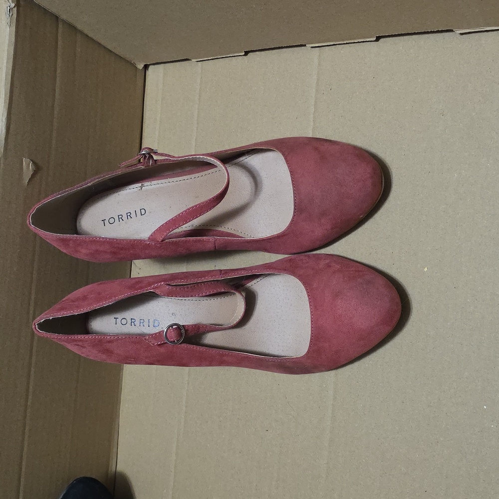 Torrid Women's Pink Mary Jane Heels